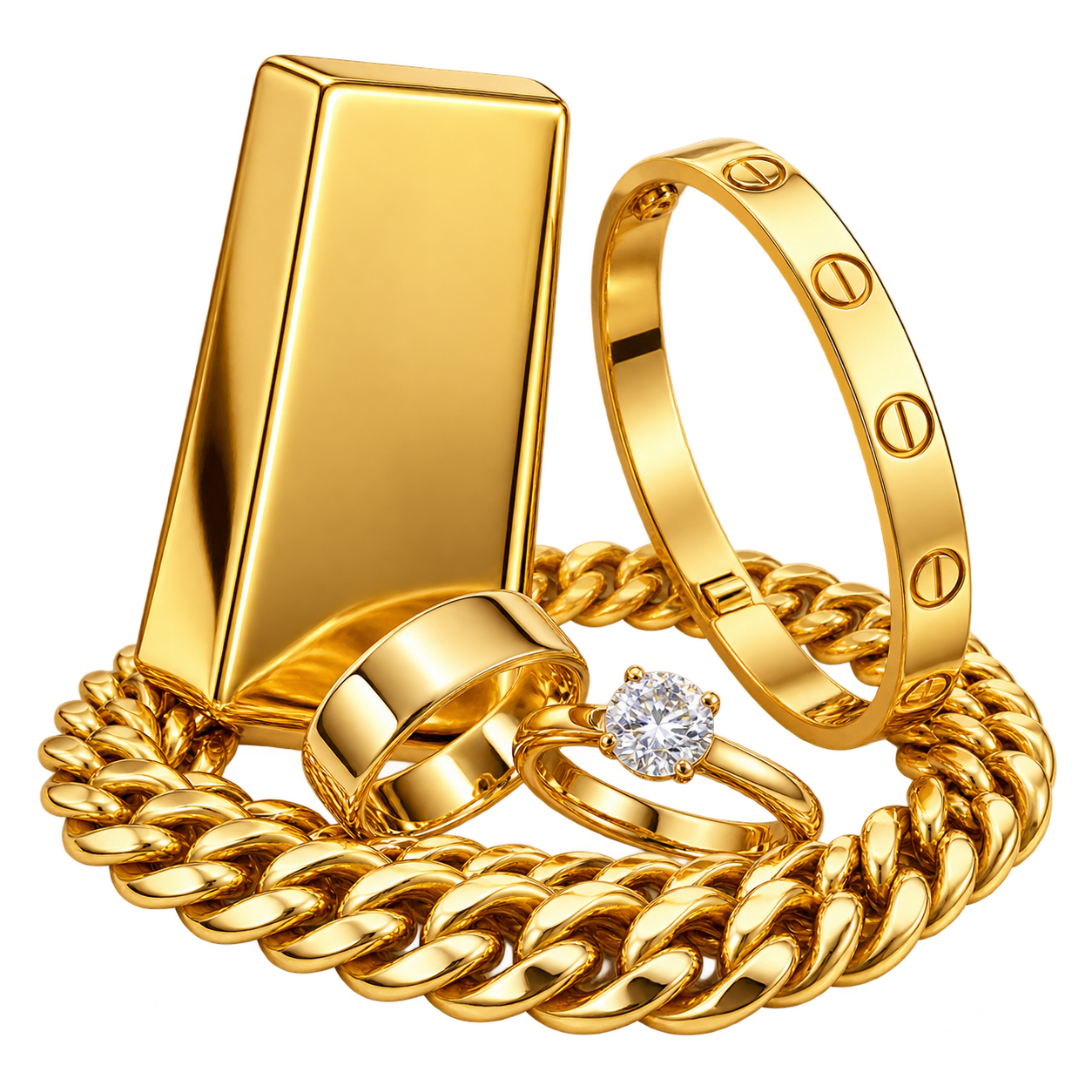 Gold Bullion & Cartier Collection